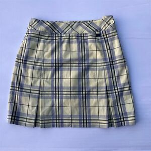 EP Pro Women's Plaid Pleated‎ Skort Size 2 Multicolor Casual Short
